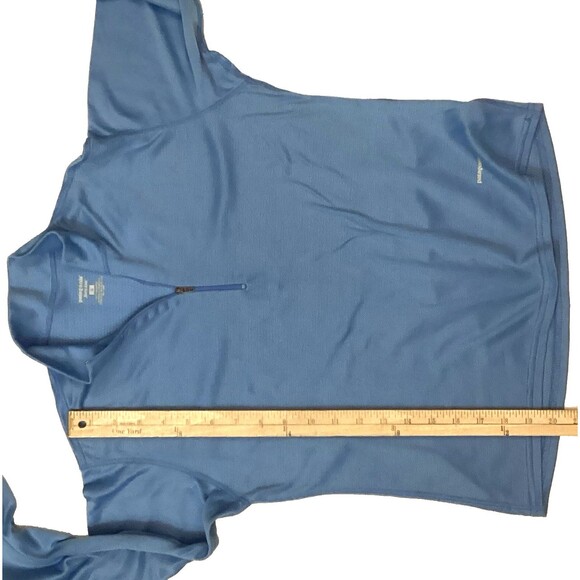 Patagonia Apilene Jacket -Women's Sz Small -Ocean Blue -Long-Sleeve -Quarter-Zip - Picture 8 of 9